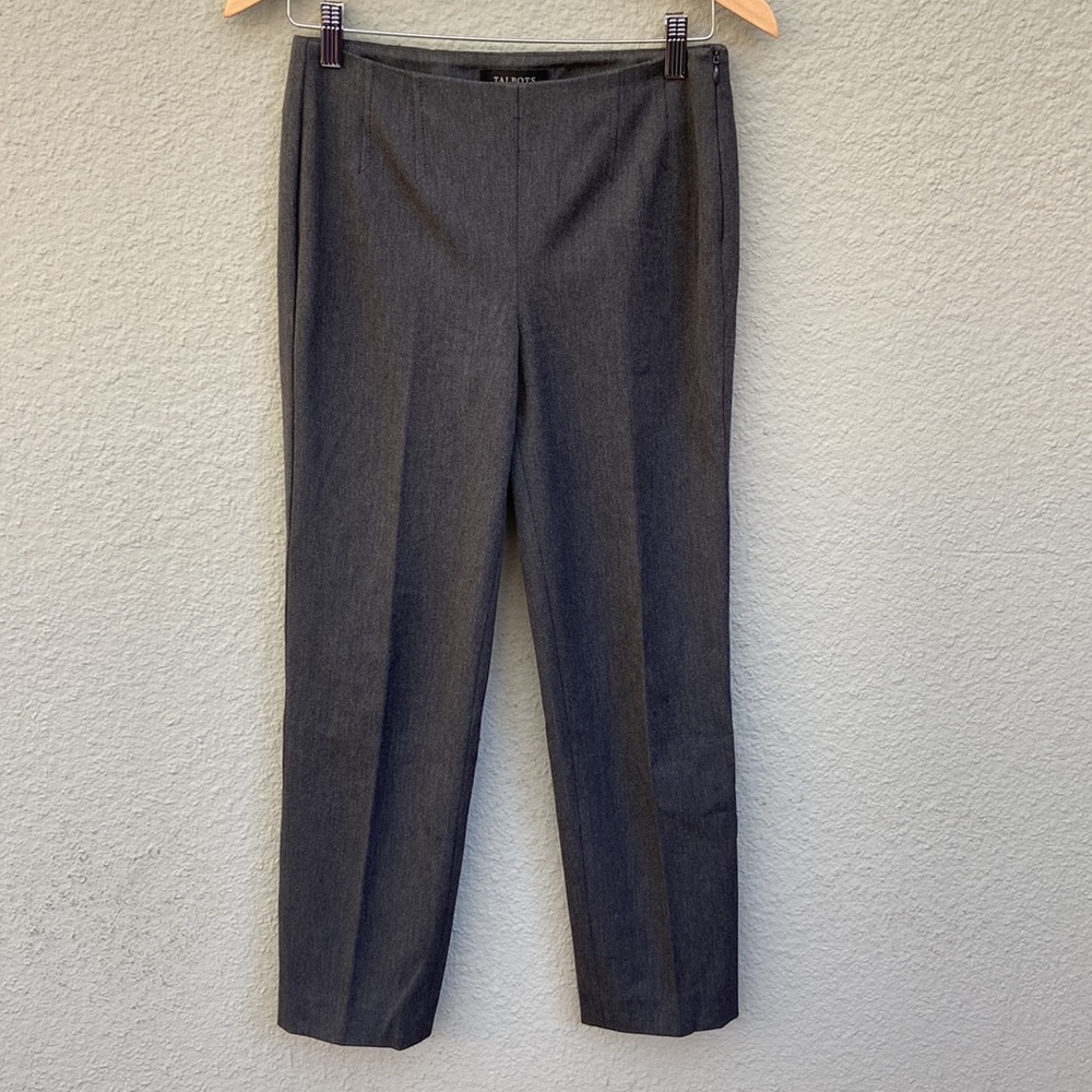Talbots 2P charcoal grey trousers
